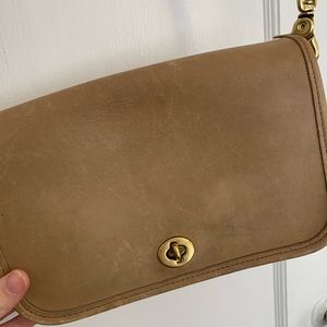 Vintage Coach Penny Purse Tan